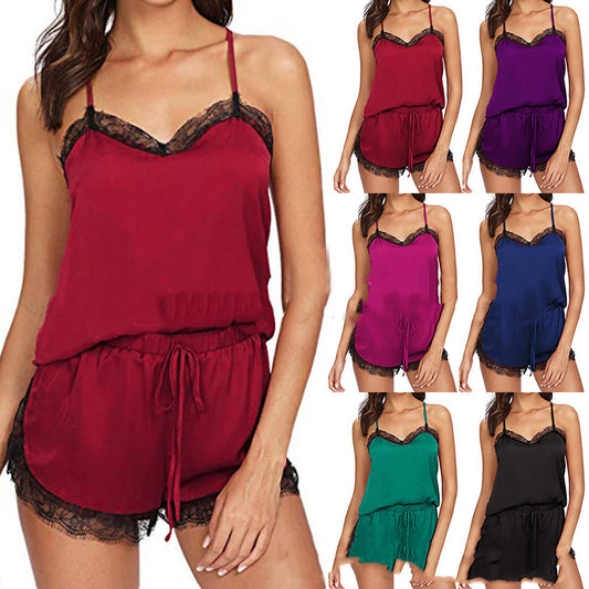 Sexy lingerie summer pajamas