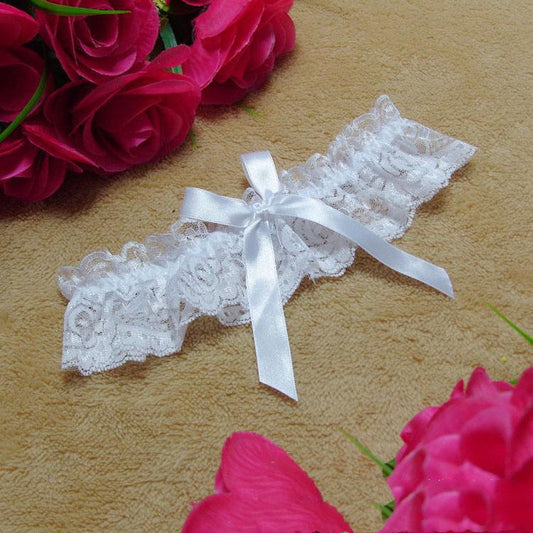 Lace lingerie big bow accessories