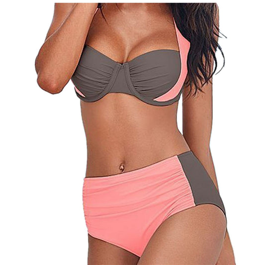 Sexy halter high waist bikini sets
