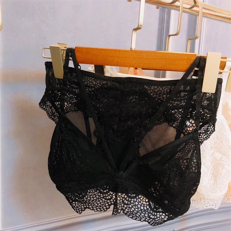 Elegant lace wireless underwear