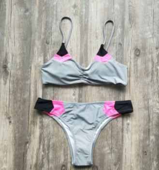 Color matching sexy bikini sets