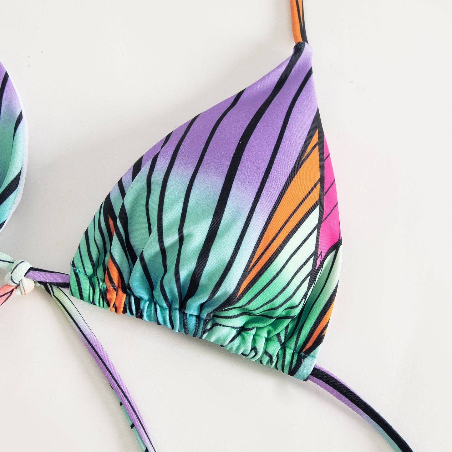 Tassel high elastic split bikini sets