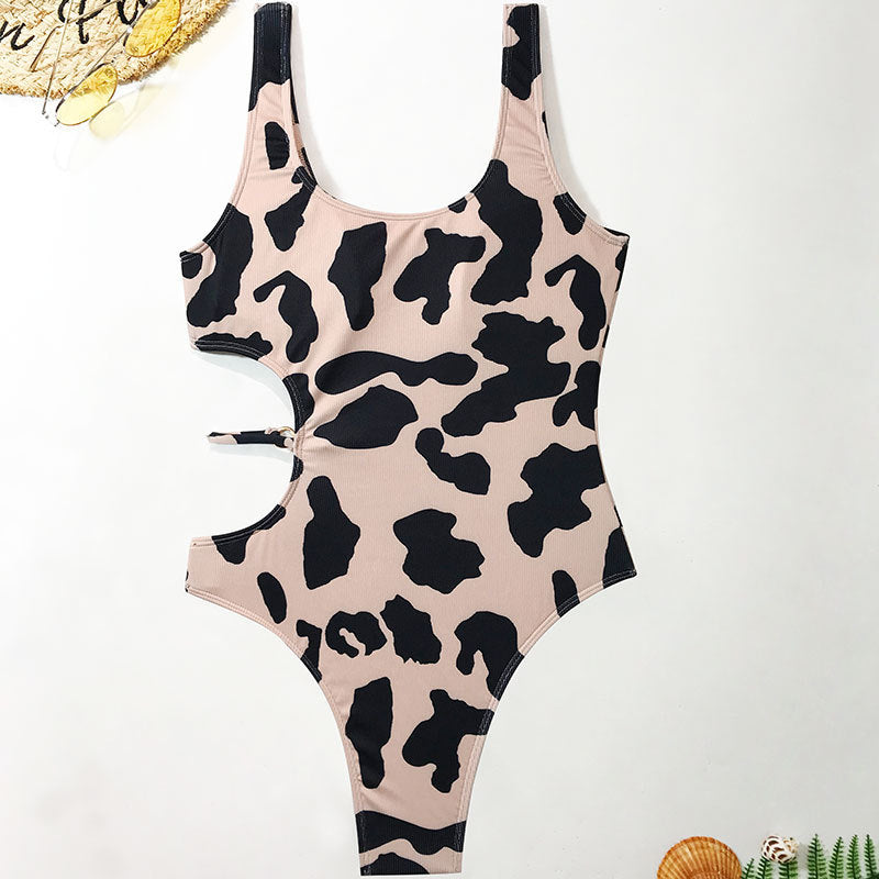 Elegant one-piece conservative bikinis