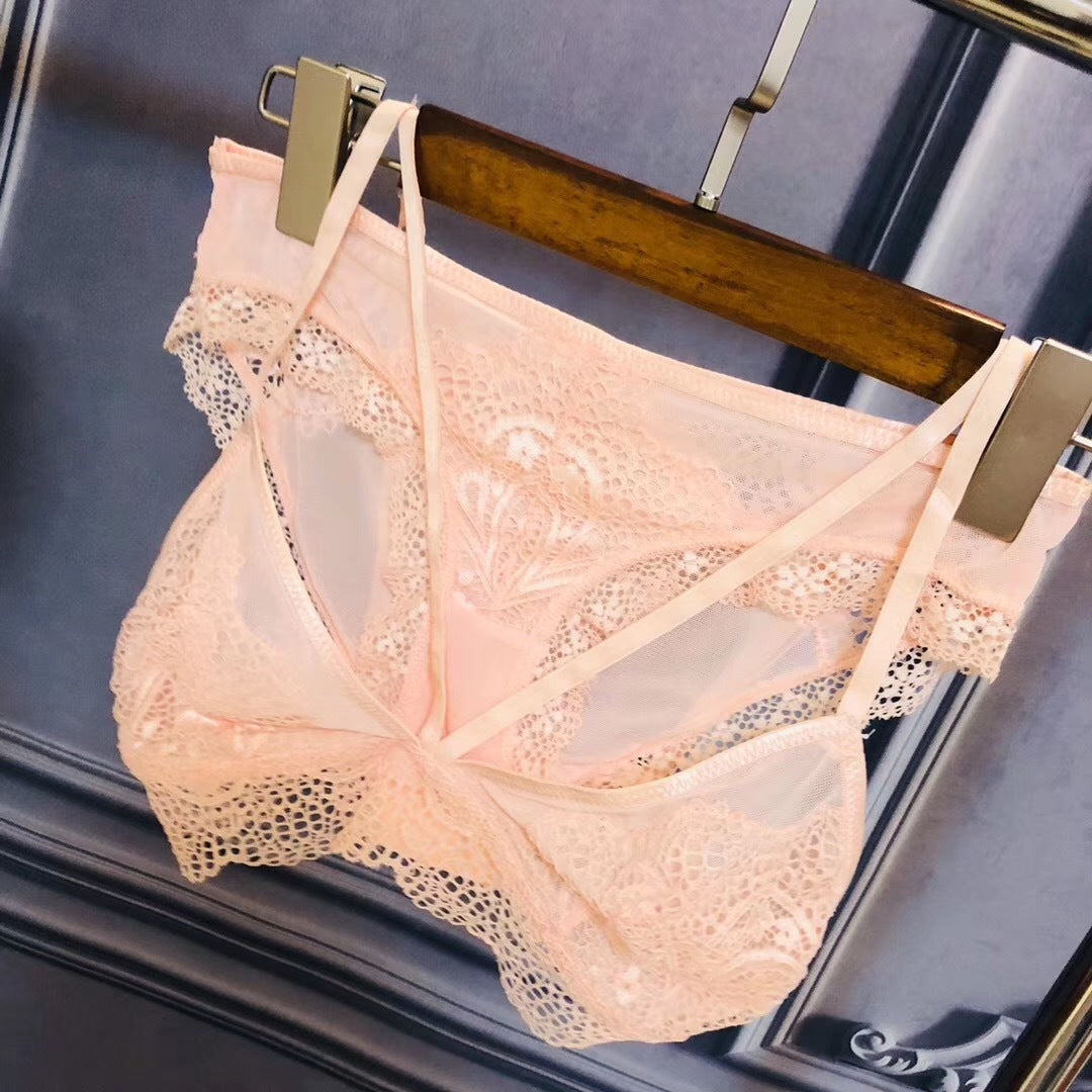 Elegant lace wireless underwear