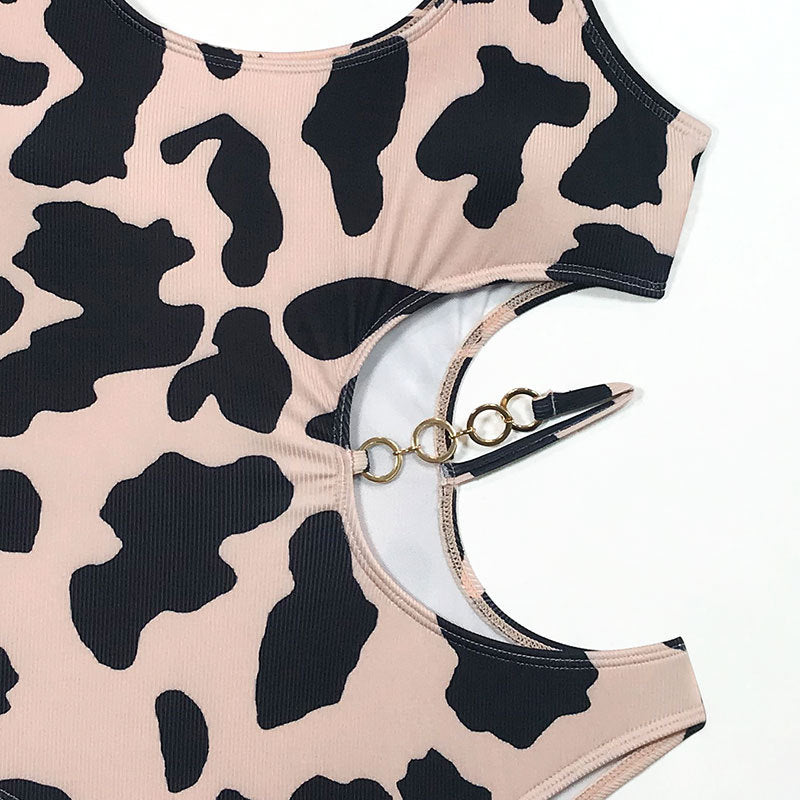 Elegant one-piece conservative bikinis