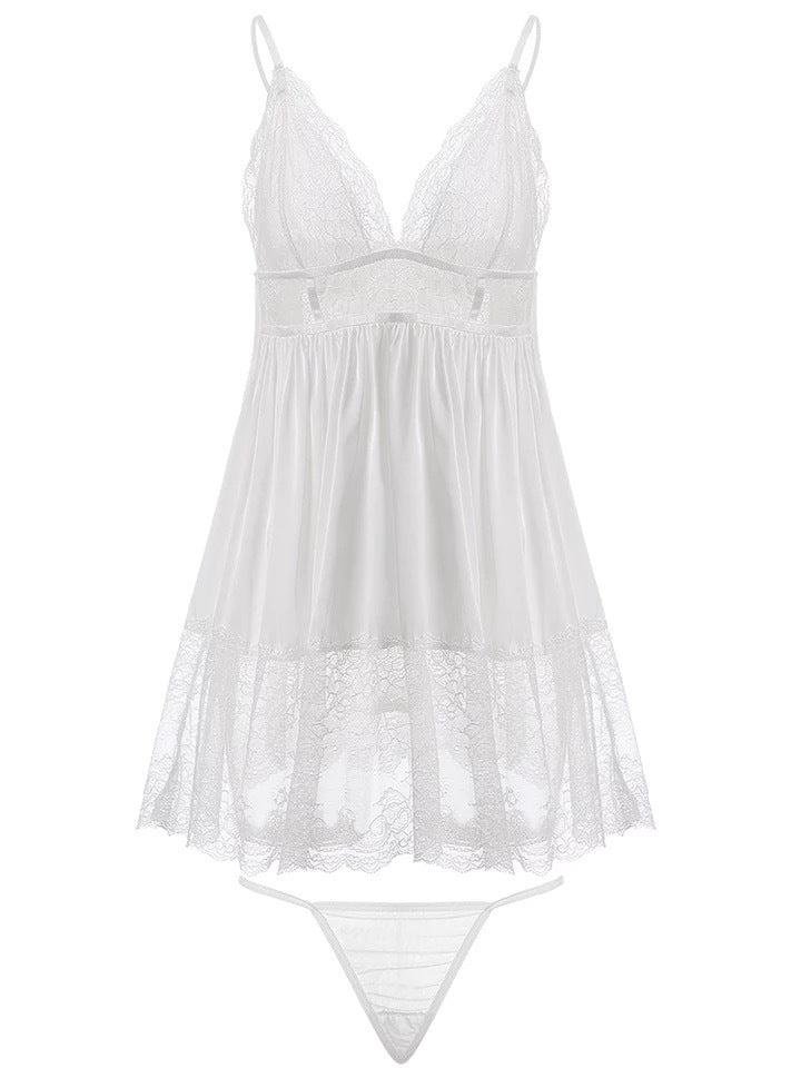 Sling nightdress sexy lingeries with thong