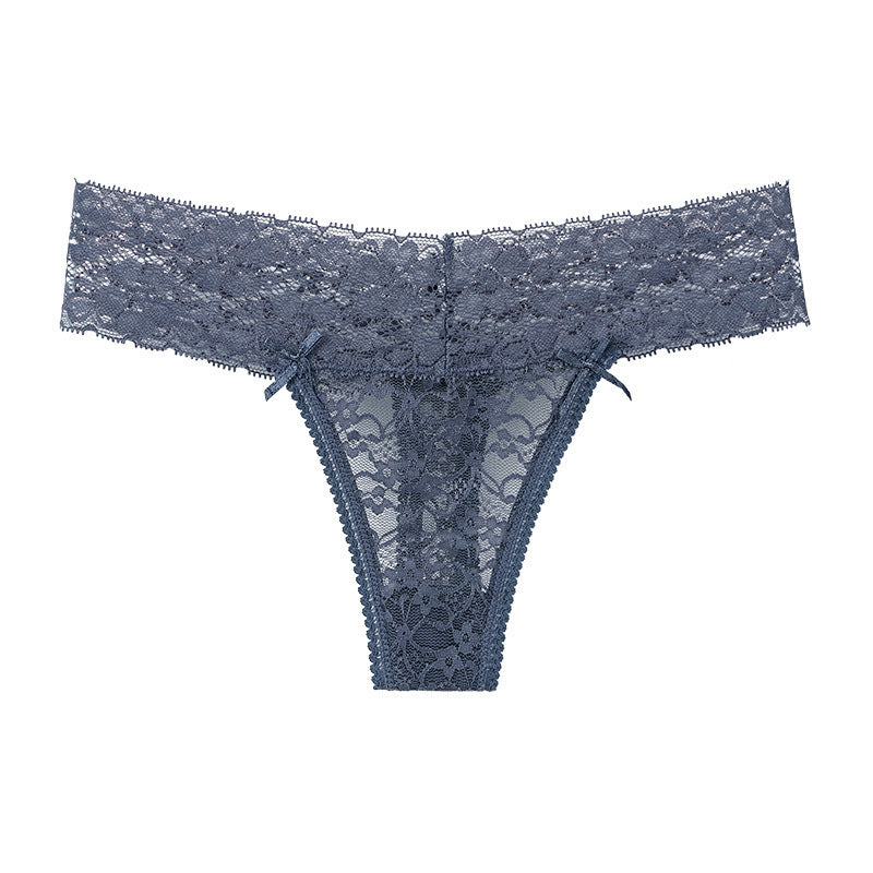 Low-rise lace underwear