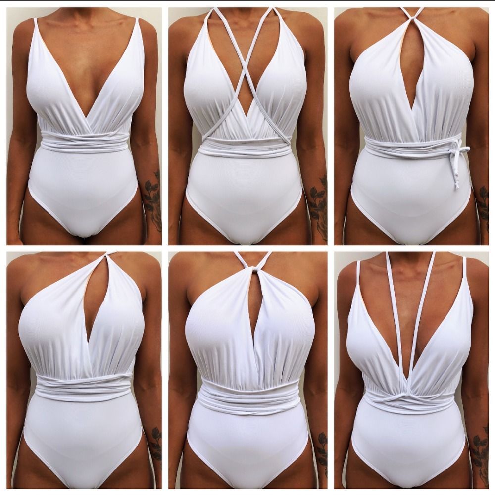 Alluring monokini one-piece bikinis