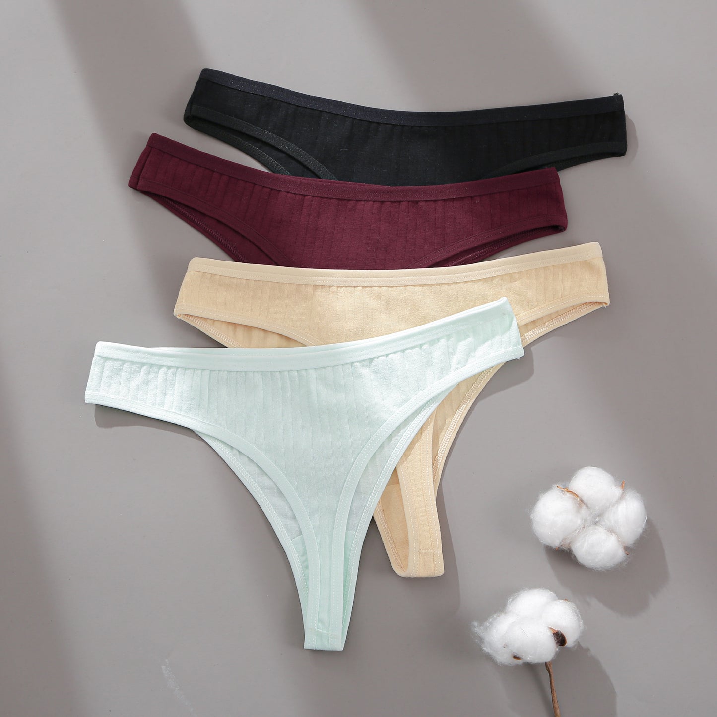 Cotton T-back underwear with soft comfort