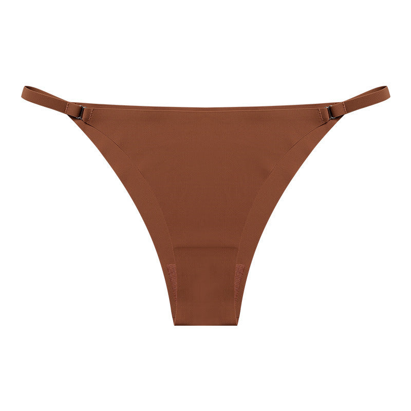 Seamless one-piece low waist panties