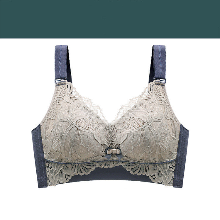 Women's Latex Thin Lace Bra