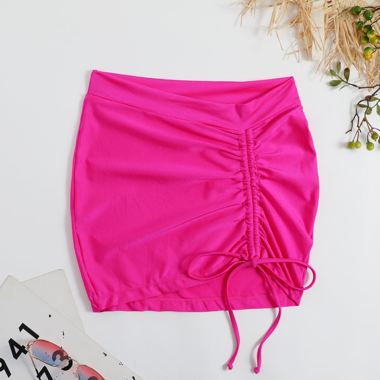 Nylon three-piece bikini sets