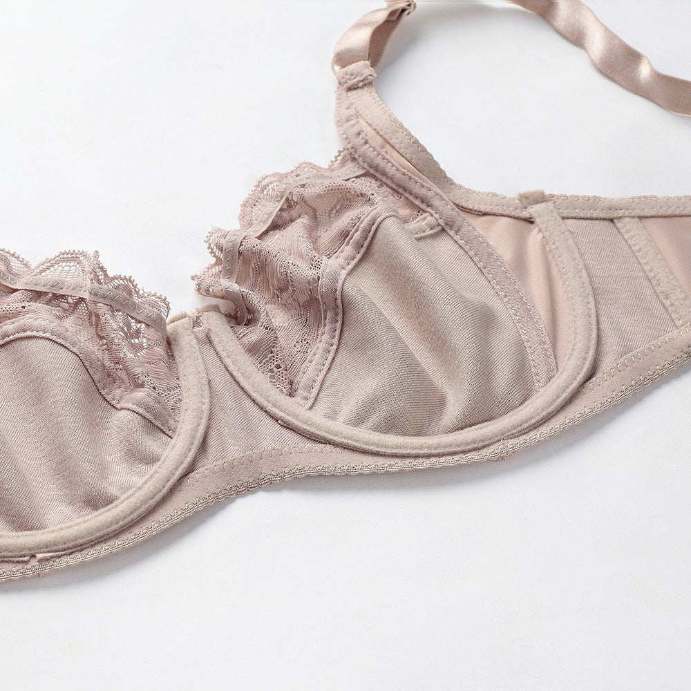 Sexy lace ultra-thin bra