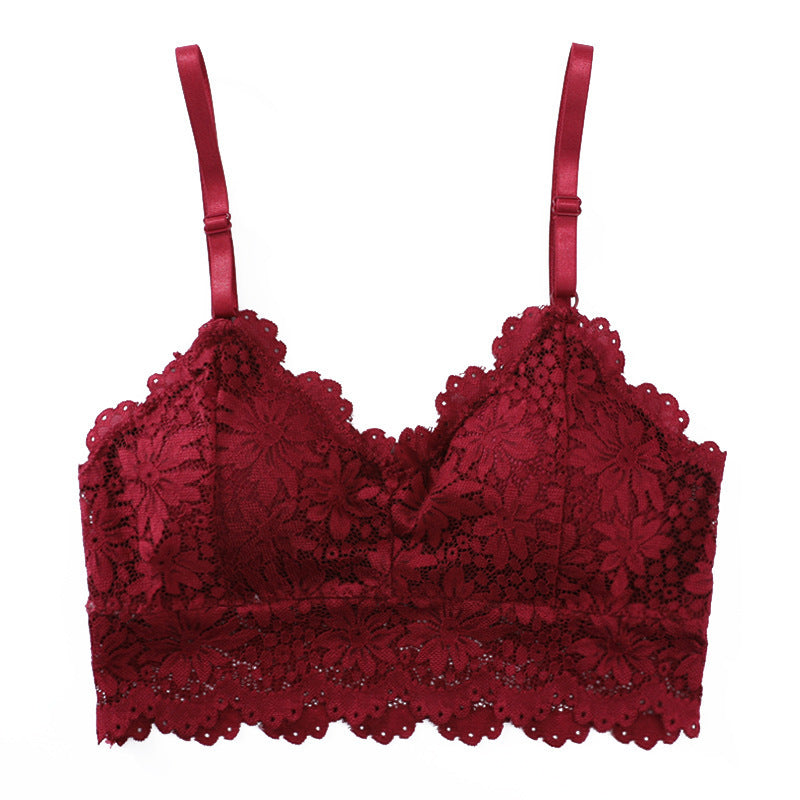 Elegant padded lace bras