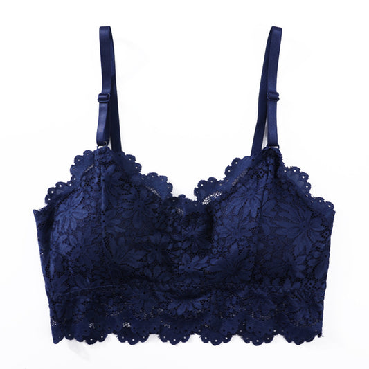Elegant padded lace bras