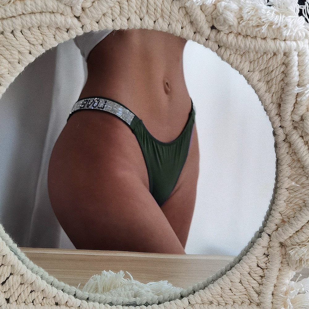 High waist high fork seamless underwear