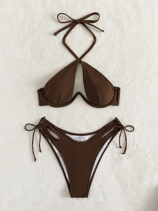 Chic halter foreign-trade bikinis