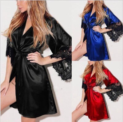 Strap transparent lace nightgowns lingerie