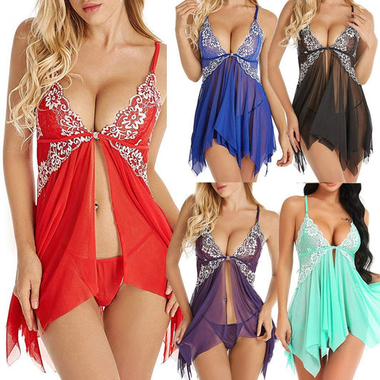 Erotic lingerie pajama dresses