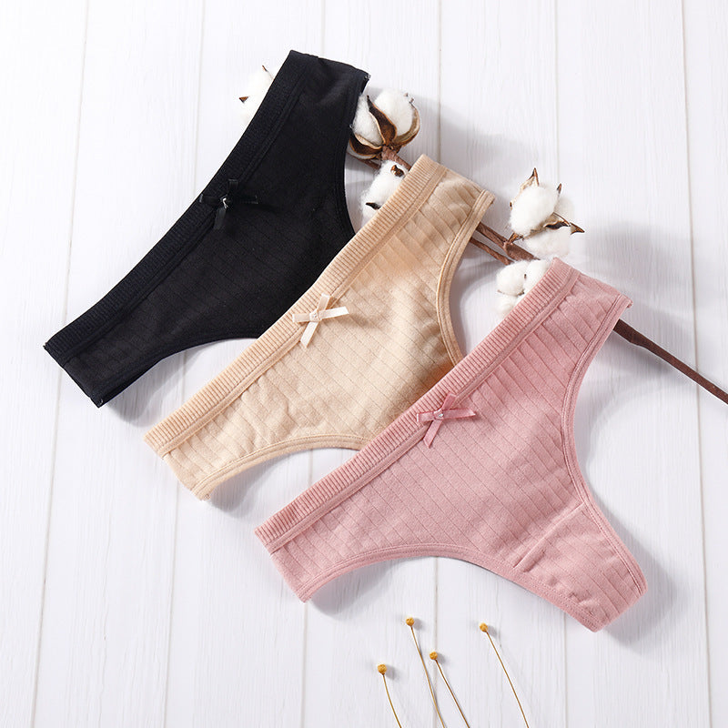 Solid color panties