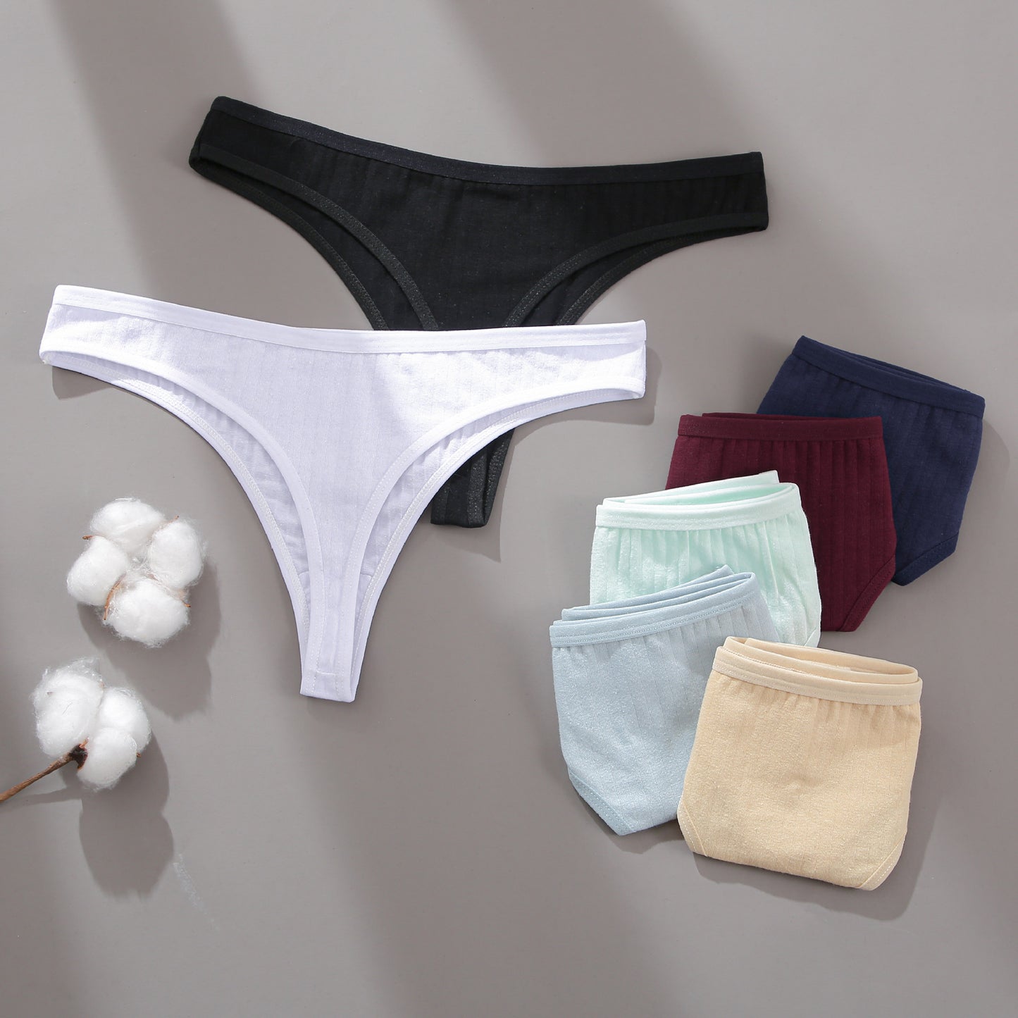 Cotton T-back underwear with soft comfort