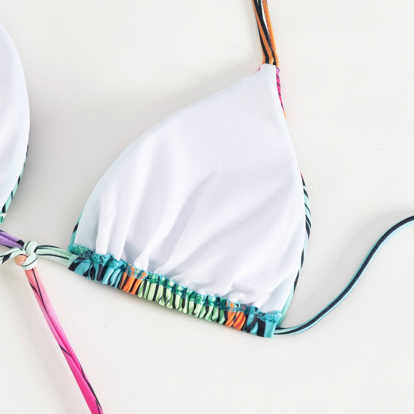 Tassel high elastic split bikini sets