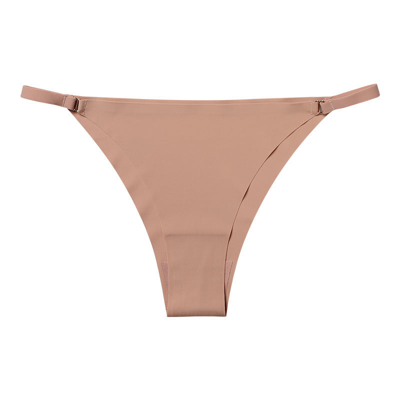 Seamless one-piece low waist panties