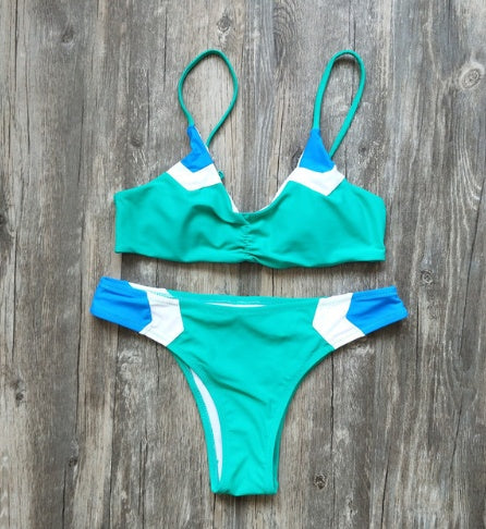 Color matching sexy bikini sets