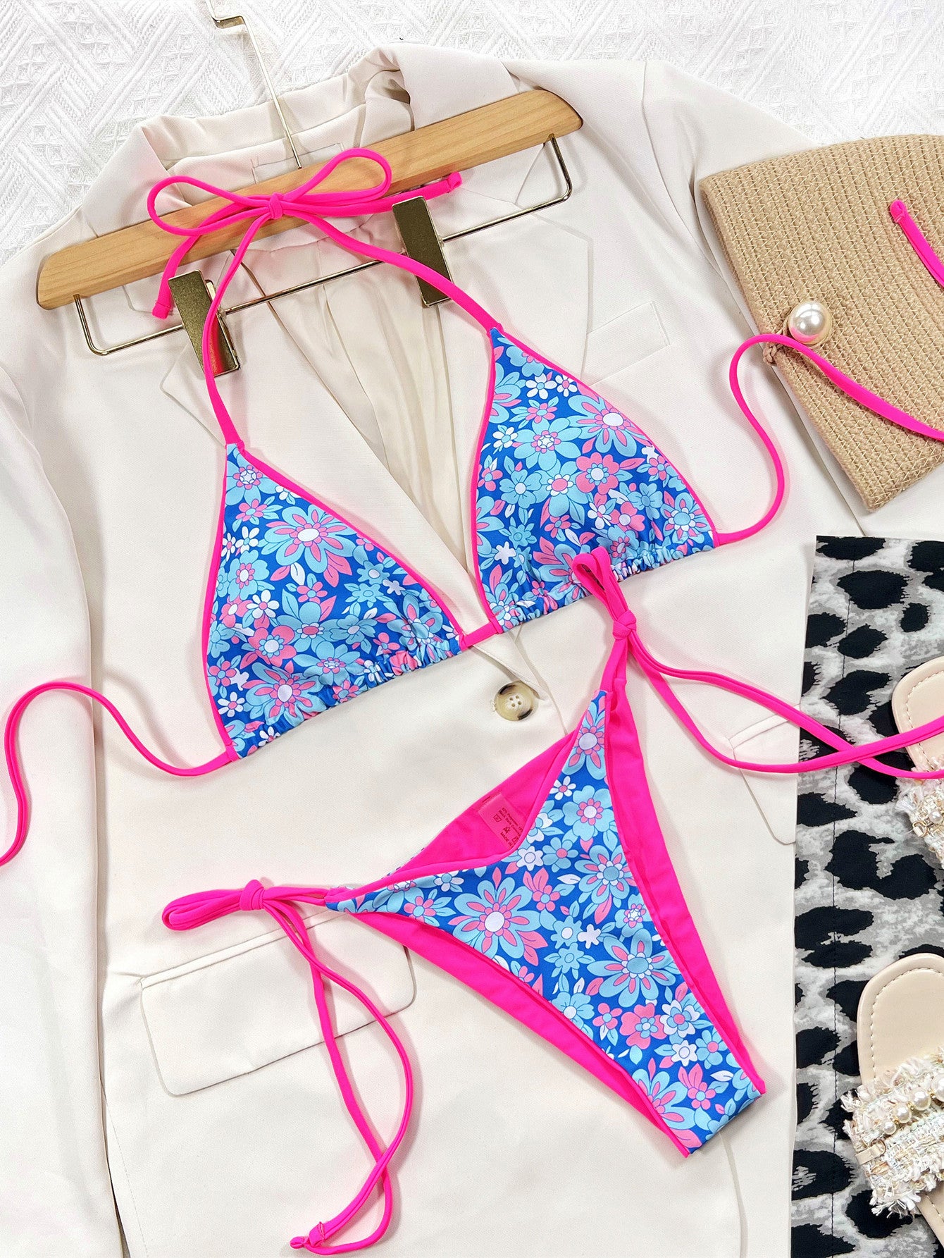 Triangle bag bikinis