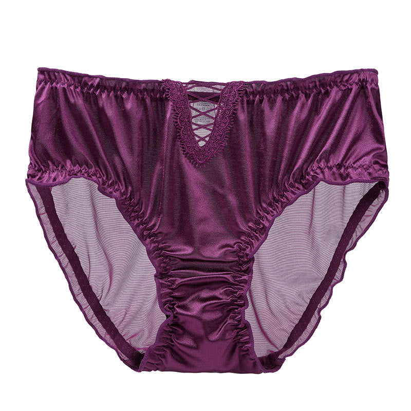 Hollow lace underwear T-backs