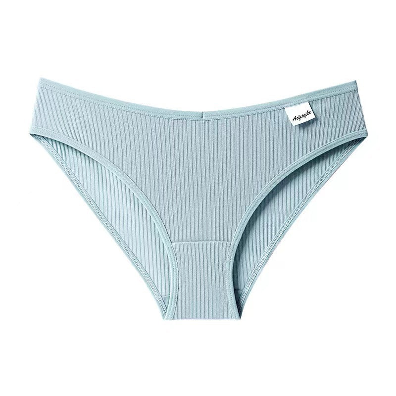 Mid-waist cotton underwear