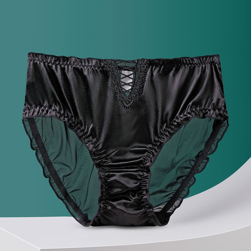 Hollow lace underwear T-backs