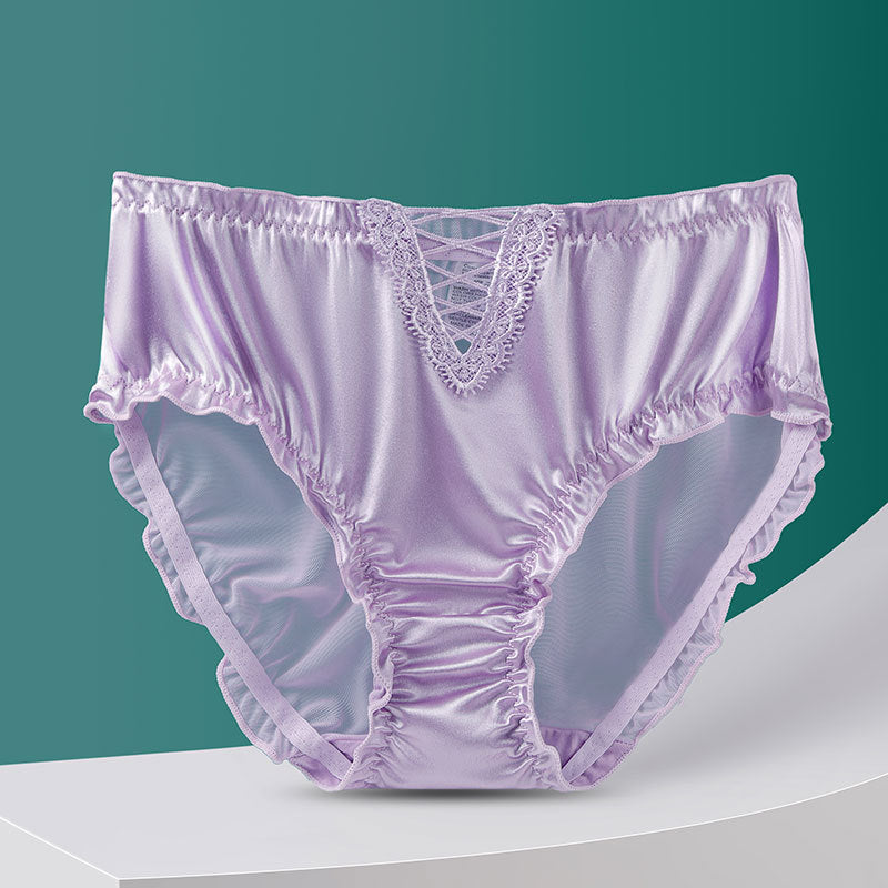 Hollow lace underwear T-backs