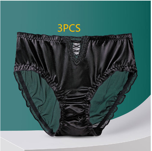 Hollow lace underwear T-backs