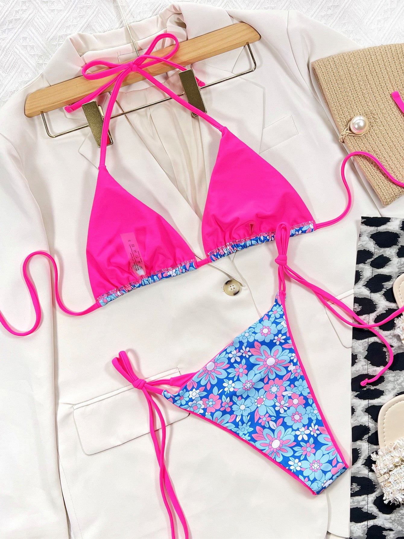 Triangle bag bikinis