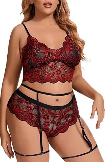 Temptation lace lingerie sets
