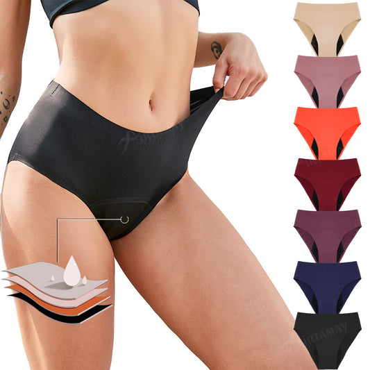 Seamless adhesive physiological pants