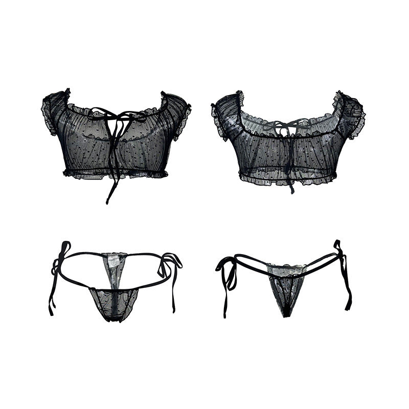 Chest wrap panties lingerie sets