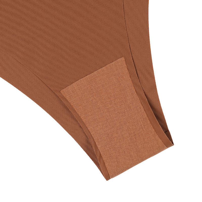 Seamless one-piece low waist panties